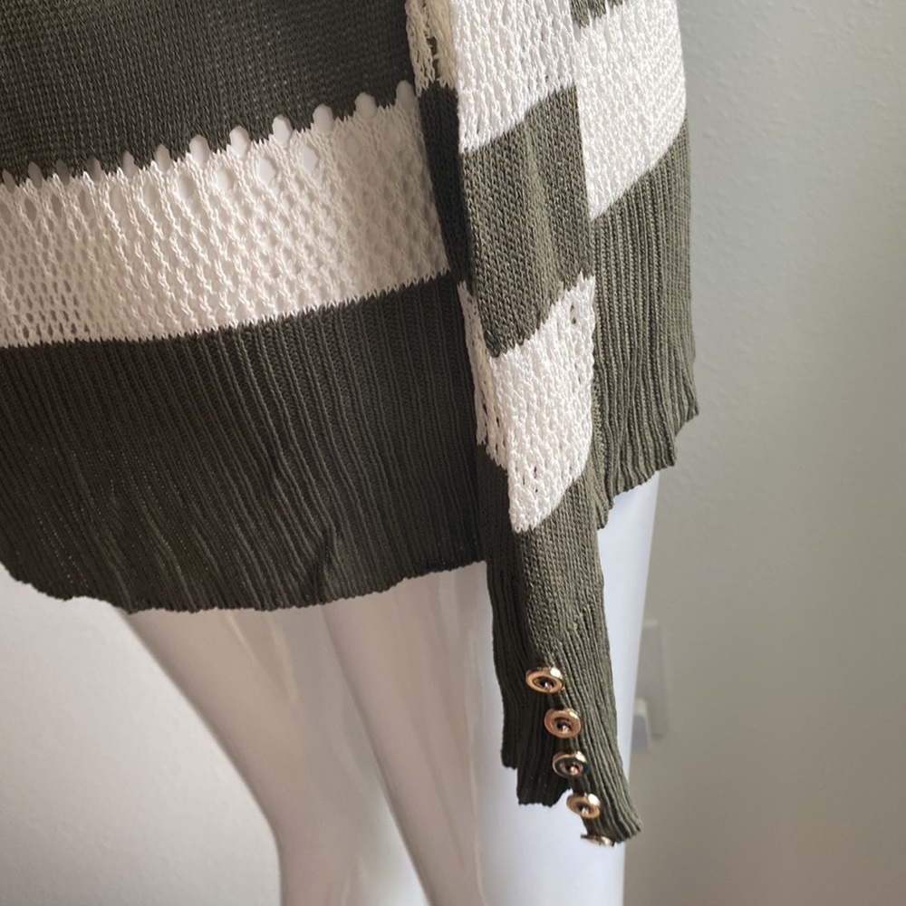 ALBERTO MAKALI SWEATER CARDIGAN TOP, SIZE M MSRP $120.00 NWT - Picture 6 of 8